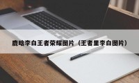 鹿晗李白王者荣耀图片（王者里李白图片）