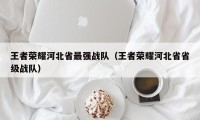 王者荣耀河北省最强战队（王者荣耀河北省省级战队）