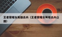 王者荣耀女英雄去内（王者荣耀女英雄去内口图）