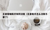 王者荣耀助手如何注销（王者助手怎么注销不要了）