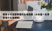 黑客小子当警察是什么电视剧（小伙是一名黑客是什么电视剧）