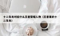 十二生肖对应什么王者荣耀人物（王者里的十二生肖）