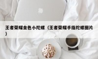 王者荣耀金色小陀螺（王者荣耀手指陀螺图片）