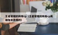 王者荣耀的所有cp（王者荣耀的所有cp英雄加亲密度的）