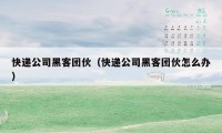 快递公司黑客团伙（快递公司黑客团伙怎么办）