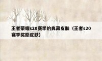 王者荣耀s20赛季的典藏皮肤（王者s20赛季奖励皮肤）