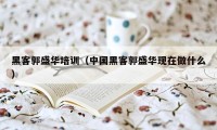 黑客郭盛华培训（中国黑客郭盛华现在做什么）