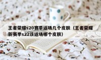 王者荣耀s20赛季返场几个皮肤（王者荣耀新赛季s22该返场哪个皮肤）