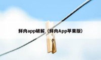 鲜肉app破解（鲜肉App苹果版）