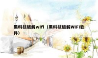 黑科技破解wifi（黑科技破解WIFI软件）