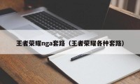 王者荣耀nga套路（王者荣耀各种套路）