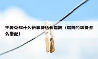 王者荣耀什么新装备适合扁鹊（扁鹊的装备怎么搭配）