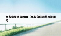 王者荣耀回蓝buff（王者荣耀回蓝项链图片）