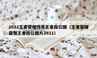 2022王者荣耀传奇王者段位图（王者荣耀最强王者段位图片2021）