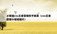 小姐姐cos王者荣耀和平精英（cos王者荣耀小姐姐图片）