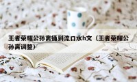 王者荣耀公孙离捅到流口水h文（王者荣耀公孙离调整）