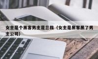 女主是个黑客男主是总裁（女主是黑客黑了男主公司）