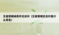 王者荣耀澜离开无皮村（王者荣耀无皮村是什么意思）