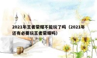 2021年王者荣耀不能玩了吗（2021年还有必要玩王者荣耀吗）