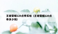 王者荣耀120点券买啥（王者荣耀120点券多少钱）