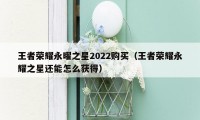 王者荣耀永曜之星2022购买（王者荣耀永耀之星还能怎么获得）